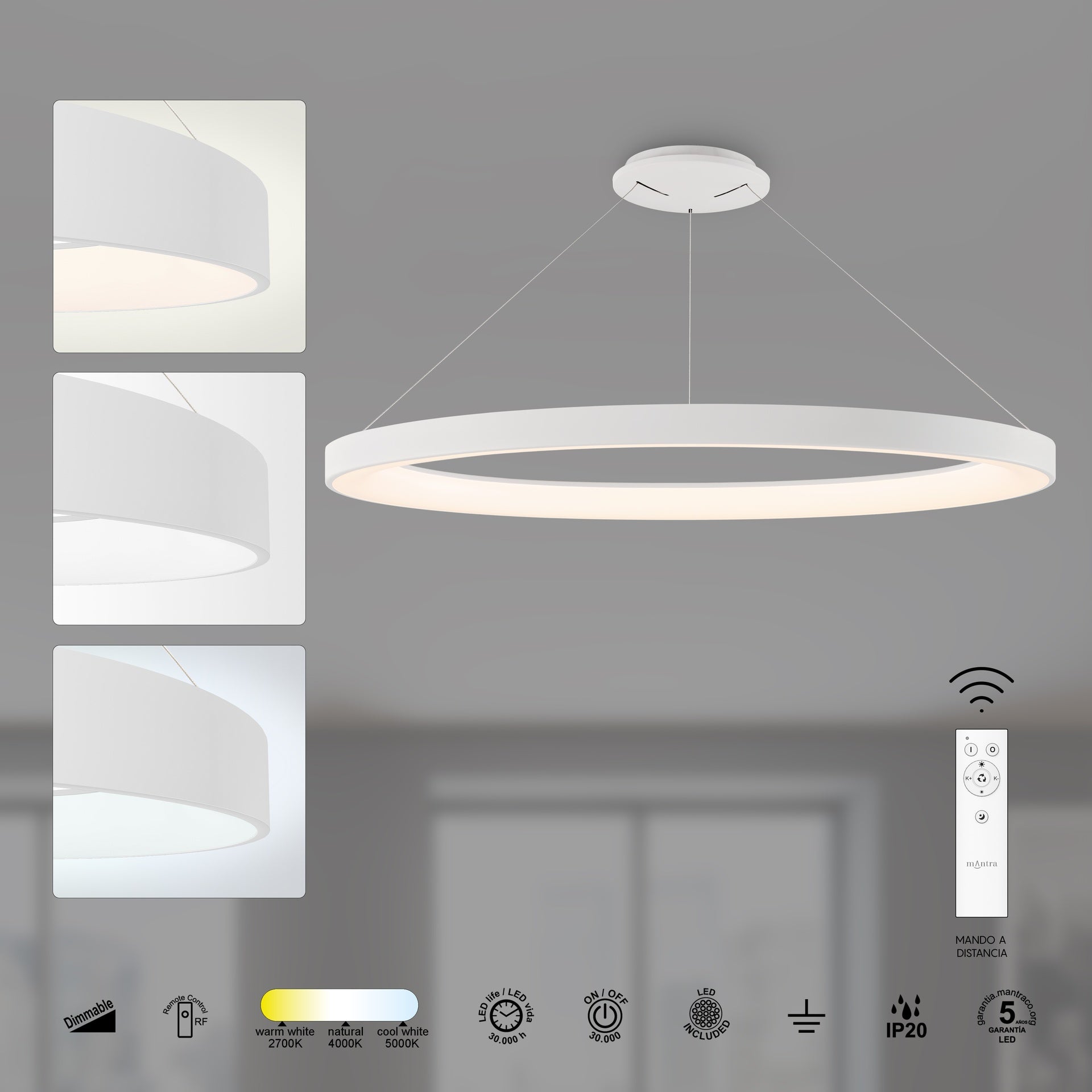 Suspension NISEKO blanc D90 Mantra 8645