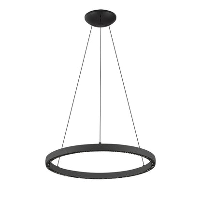 Suspension Riumar Noire cylindrique D62,8 Mantra 8673