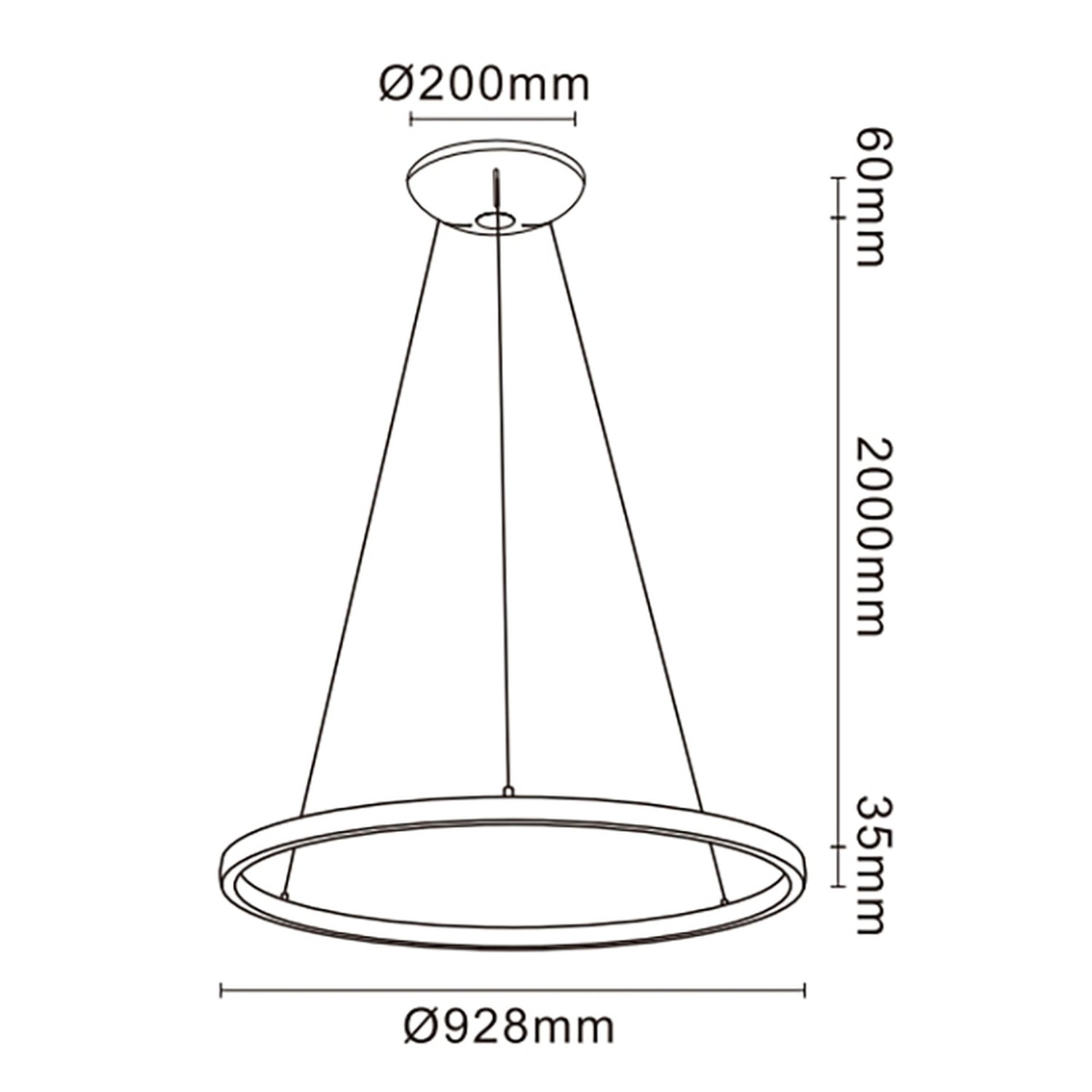 Suspension RIUMAR Blanche cylindrique D92,8 Mantra 8675