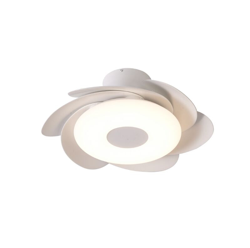 Plafonnier ventilateur Flower blanc