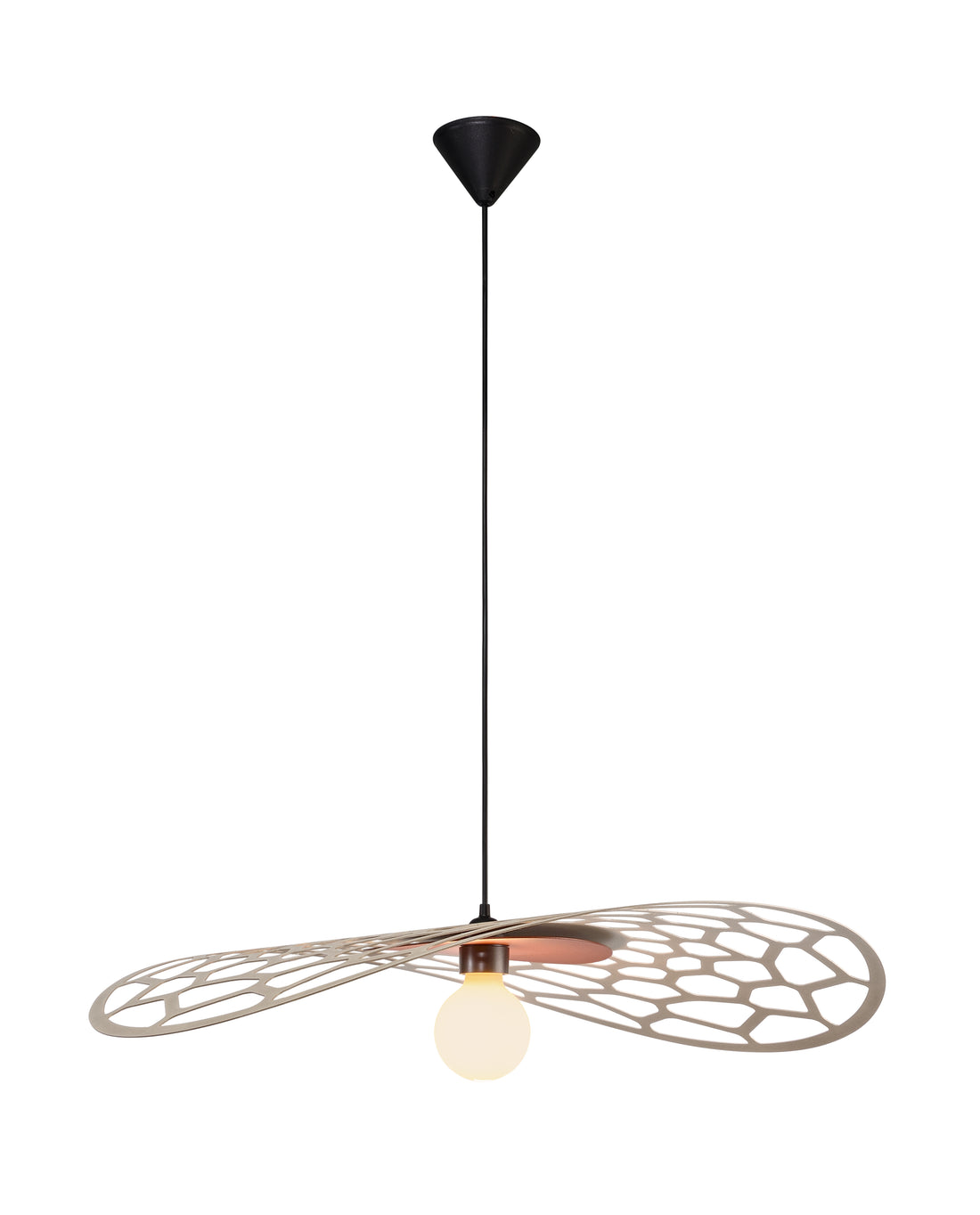 Suspension Eole lin/havane D95