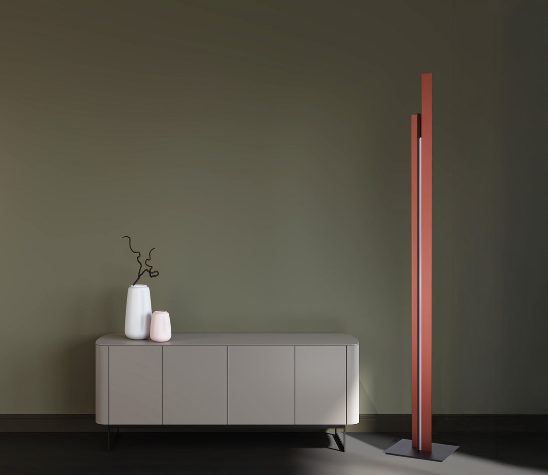 Lampadaire Manhattan rose doré Mantra 9198 DISPONIBLE MAI