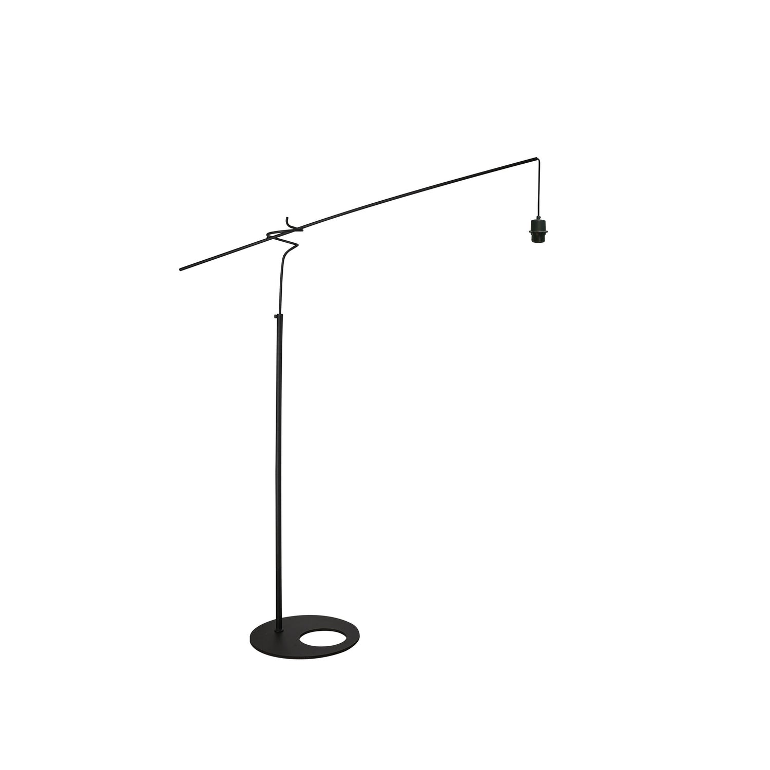 Lampadaire déporté RUTI abat jour gris Mantra 9445+9448