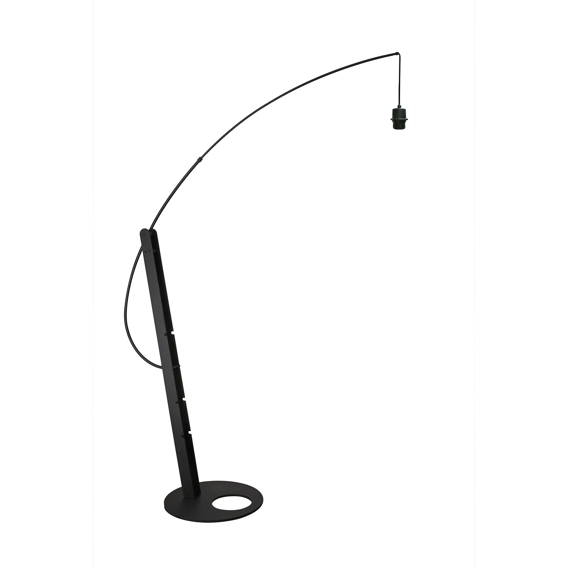Lampadaire déporté RICCA abat jour gris Mantra 9446+9448