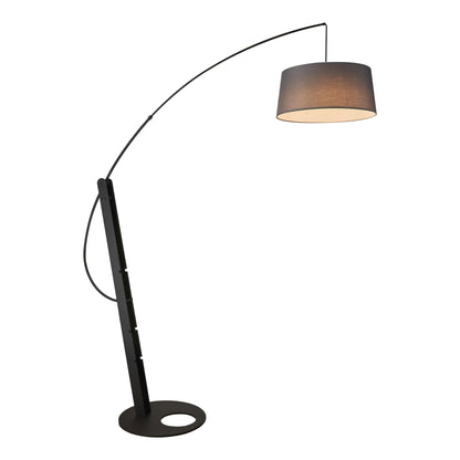 Lampadaire déporté RICCA abat jour gris Mantra 9446+9448