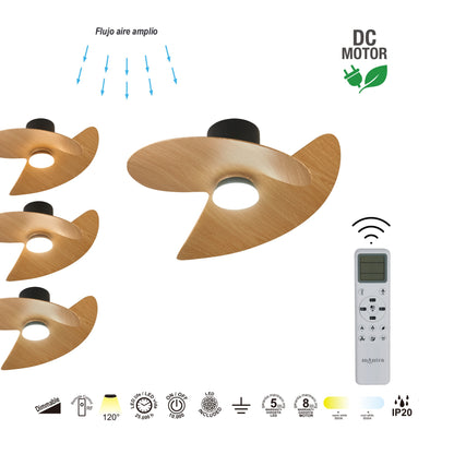 Plafonnier ventilateur ONA Mantra 9471