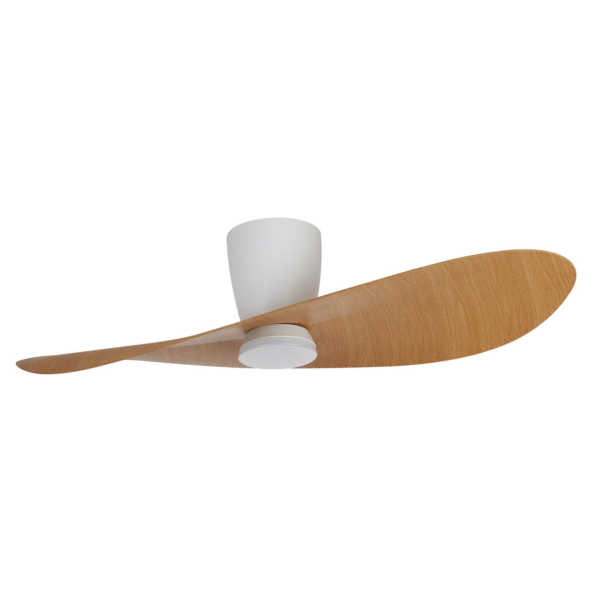 Plafonnier ventilateur SURFER bois et blanc Mantra 9475