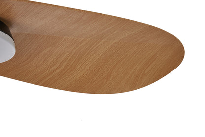 Plafonnier ventilateur SURFER bois et noir Mantra 9476