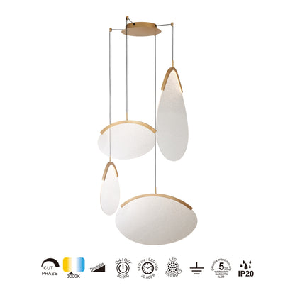 Suspension OASIS 4 lumières Mantra 9646