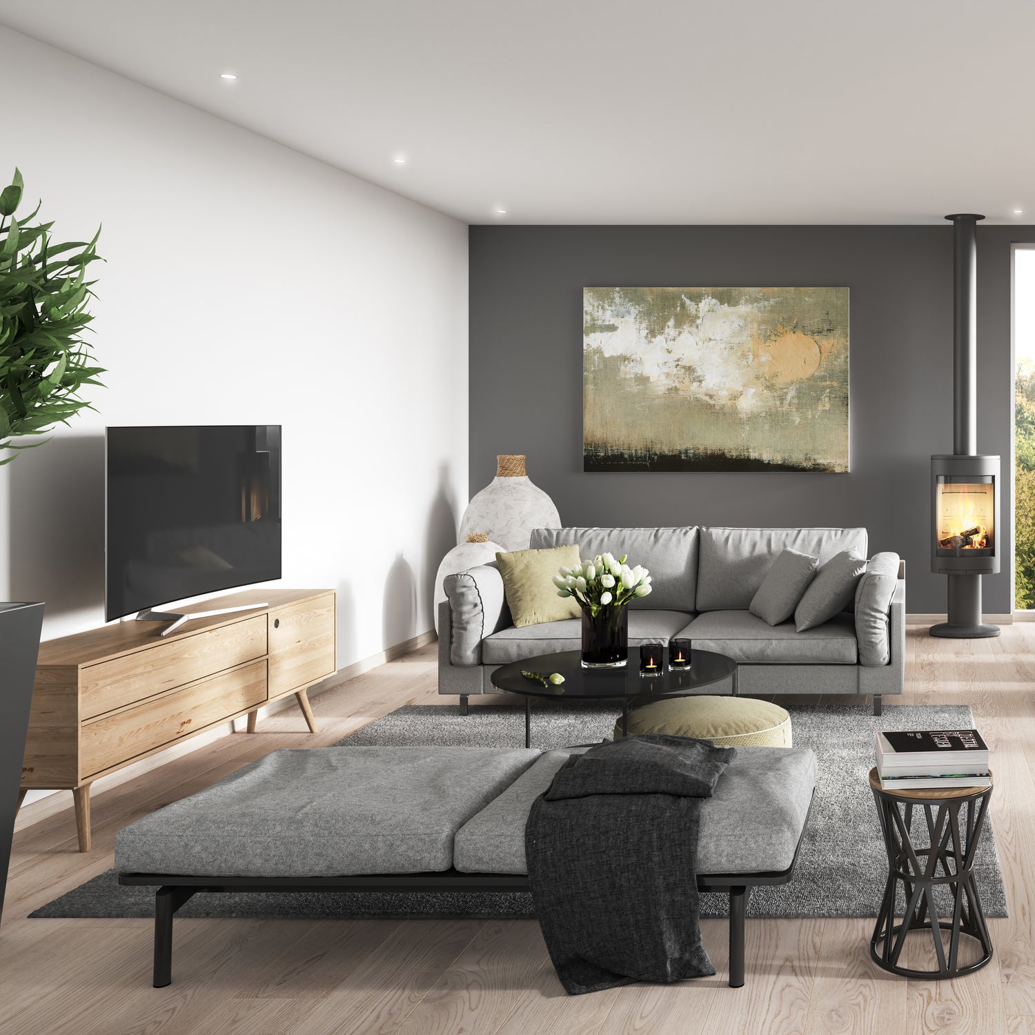 Spot encastré Lances blanc D6,2 Mantra 8664