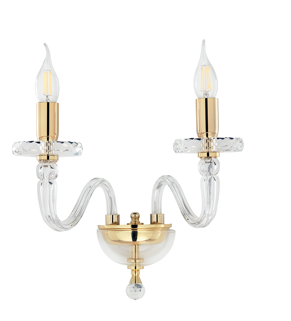 Applique Mozart transparente 2 ap-mozart-2SP-oro