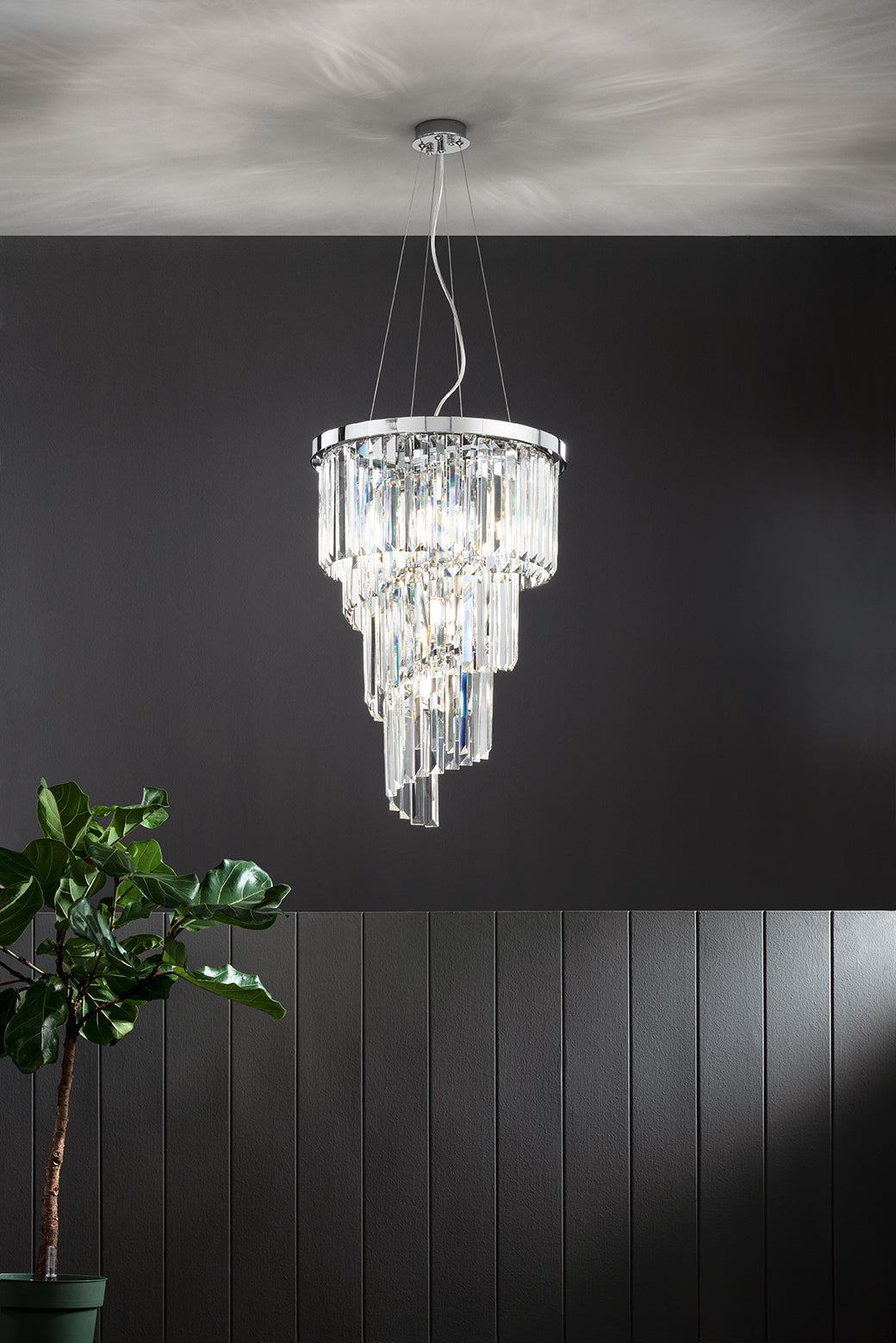 Lustre Alexandrie transparent 10