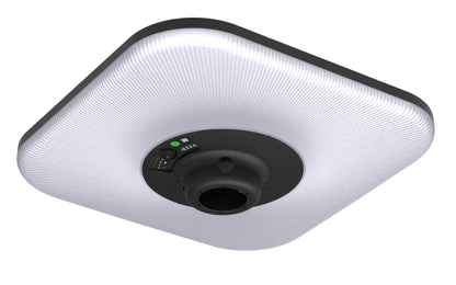 Lampadaire solaire hybride CHILL noir BFCHILL