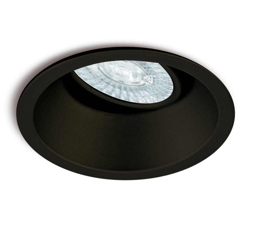 Spot Comfort rond orientable noir C0164