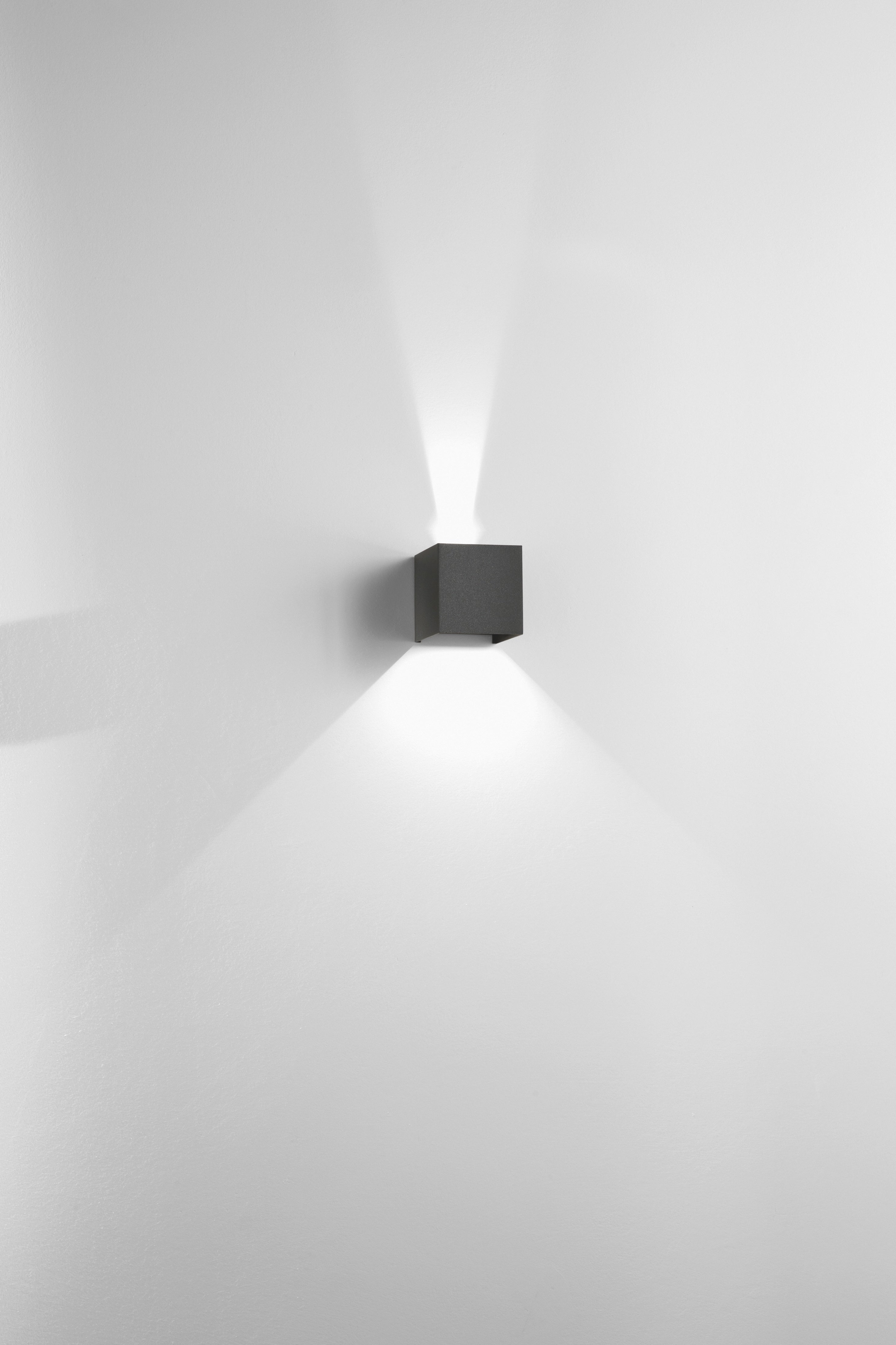 Applique CUBE gris anthracite ONDA OAP0044