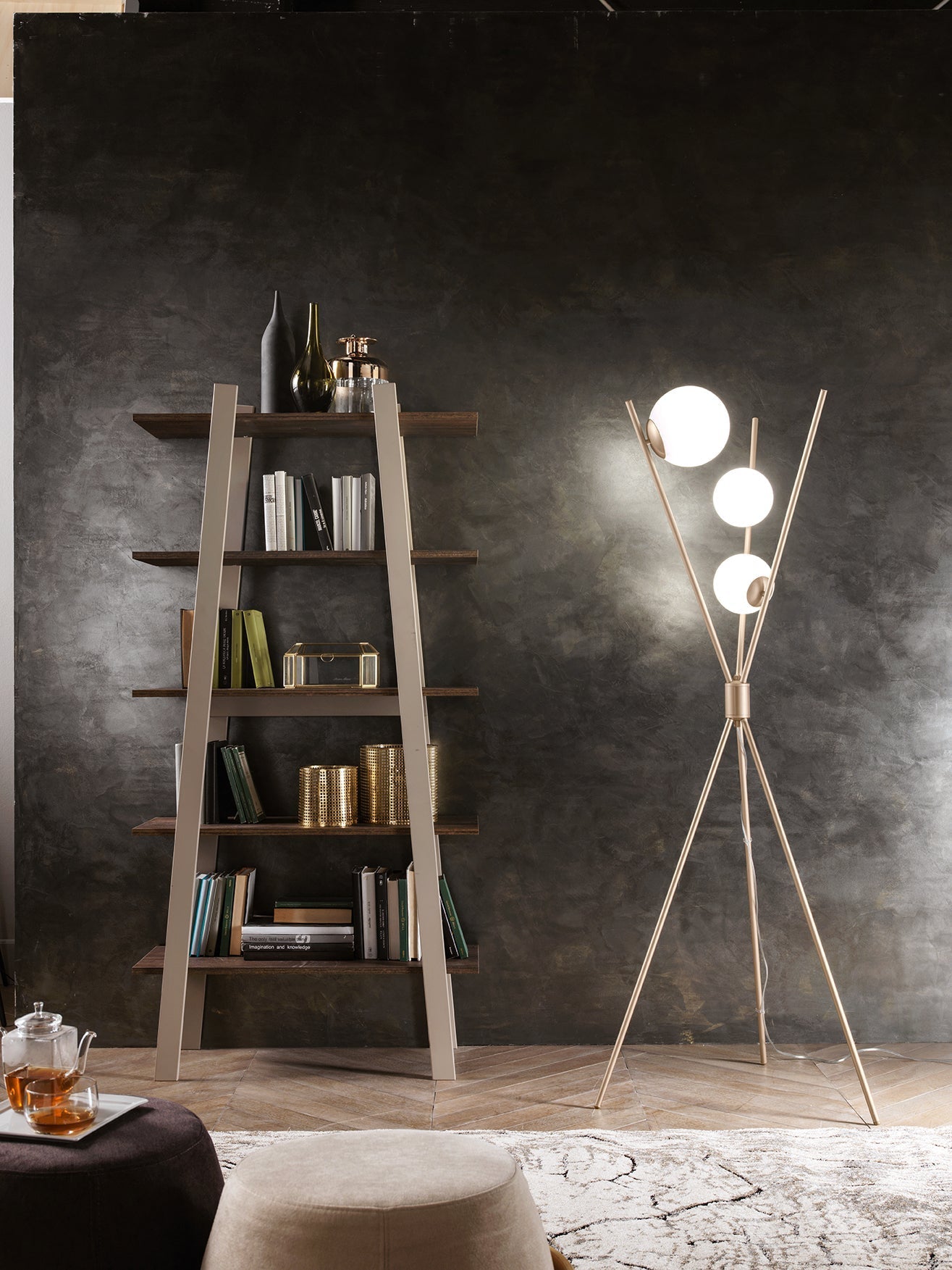 Lampadaire Mikado or pt-mikado-or