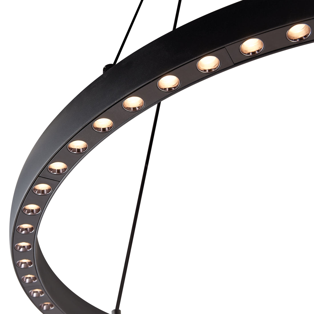 Suspension Riumar Noire cylindrique D62,8 Mantra 8673