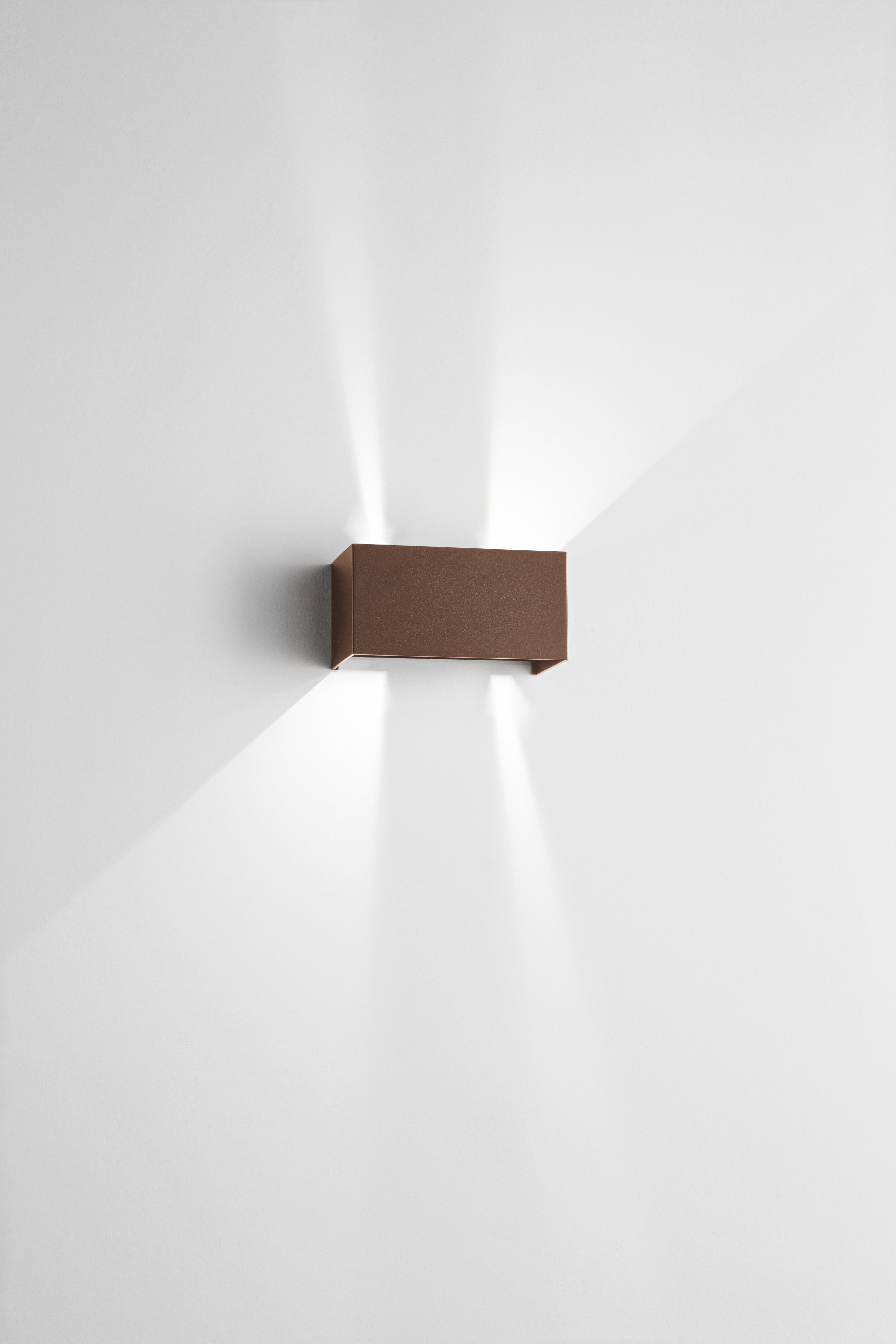 Applique DOUBLE CUBE rouille ONDA OTAP00010C