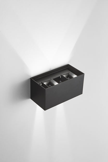 Applique DOUBLE CUBE noire ONDA OTAP0009N