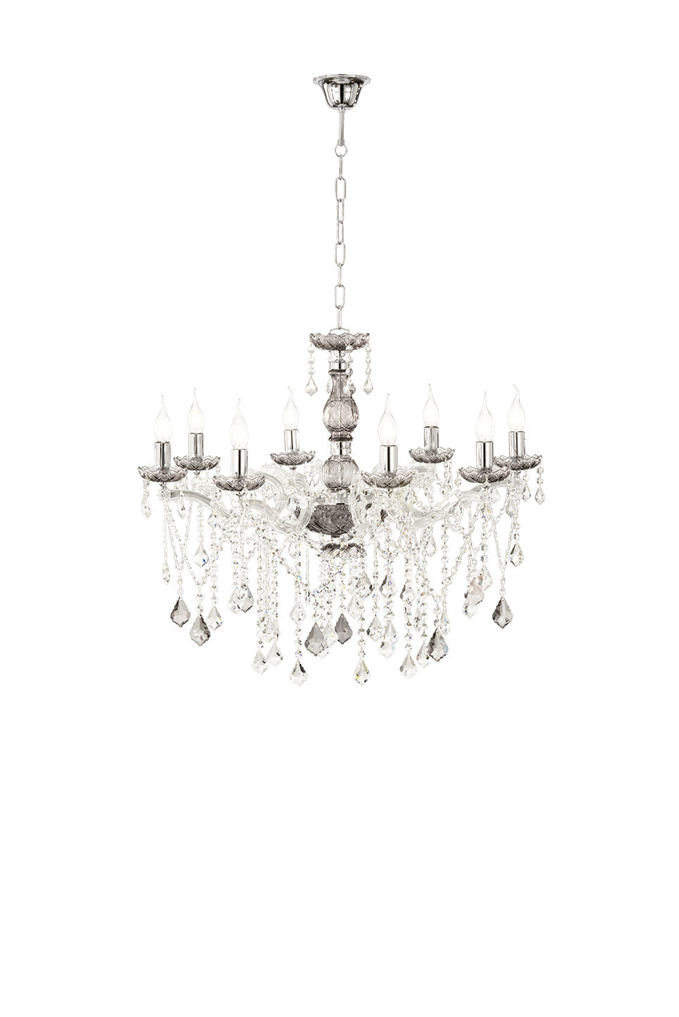 Lustre Versailles gris fumé 10