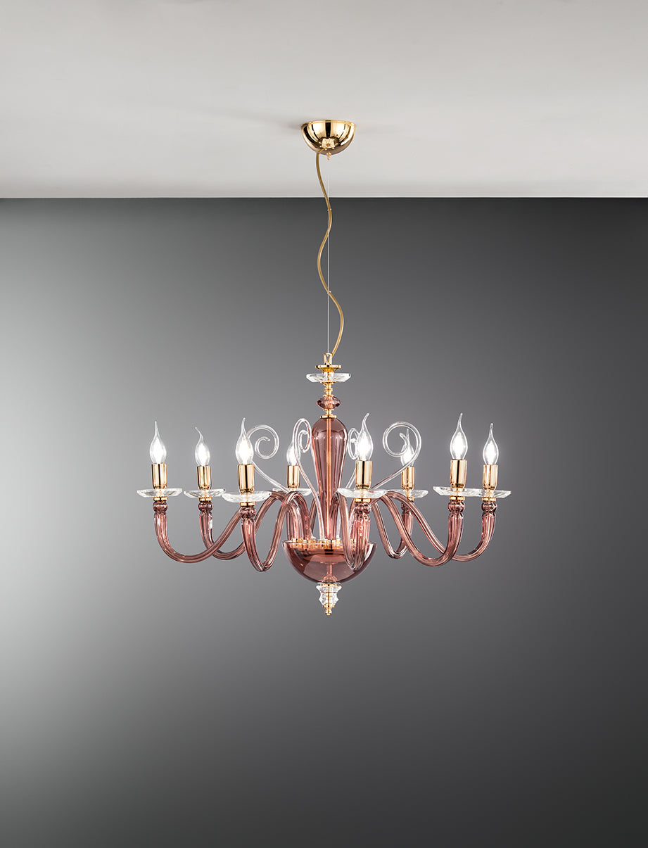 Lustre Victoire rose 8