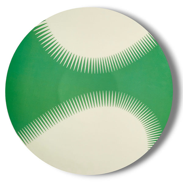 Plateau rond WAVE vert D28 GANGZAI GD659