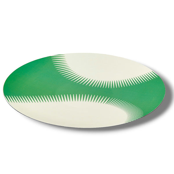 Plateau rond WAVE vert D28 GANGZAI GD659