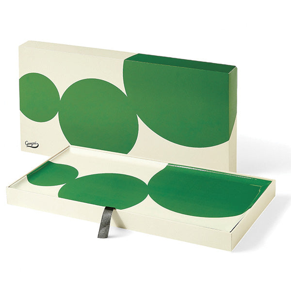 Plateau rectangulaire ASTRE VERT 20X40 GANGZAI GD661