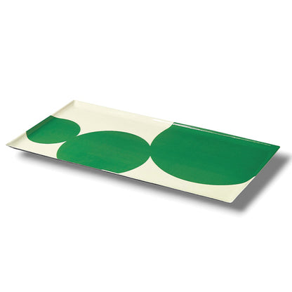 Plateau rectangulaire ASTRE VERT 20X40 GANGZAI GD661