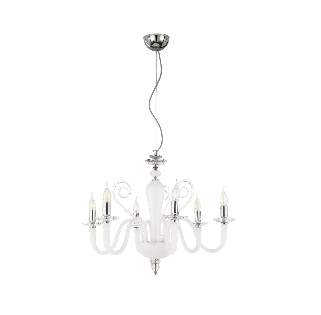 Lustre Victoire blanc 6