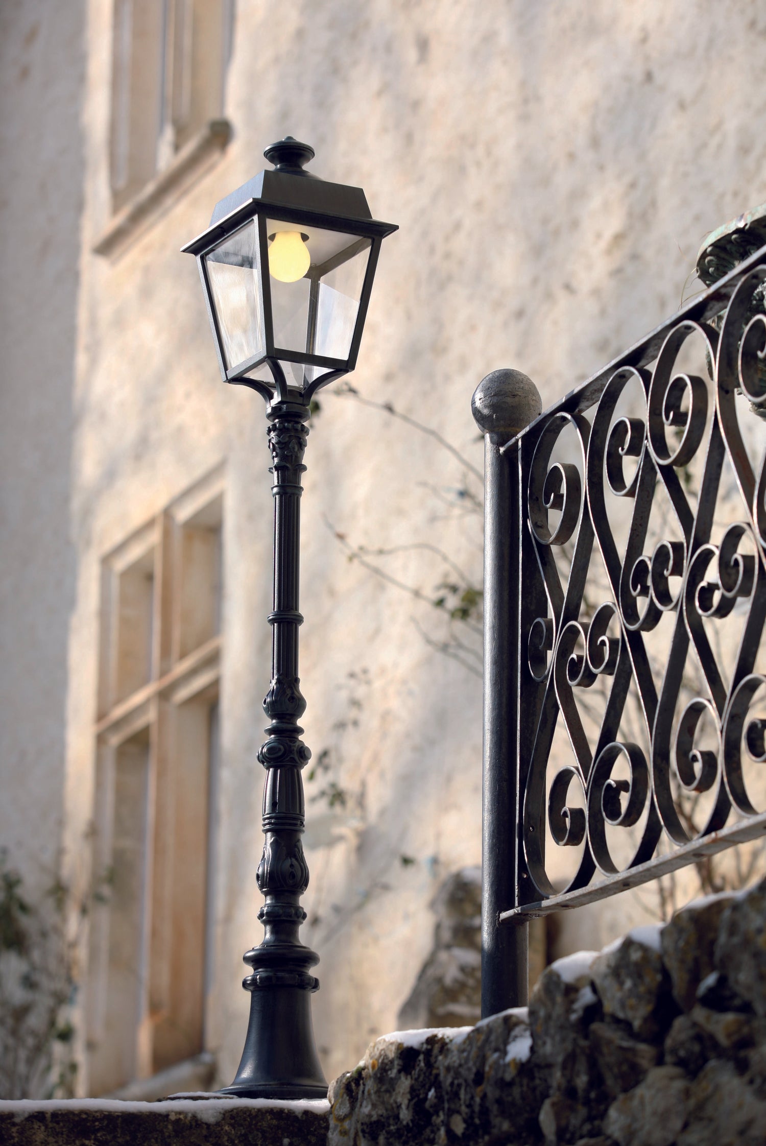 Lampadaire Place des Vosges 1 évolution N°13 Gris ardoise 059 150033059