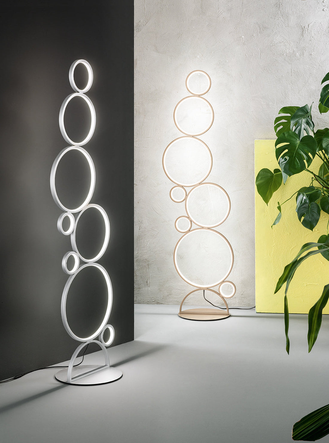 Lampadaire Poésie argent mat pt.poesie/ argent