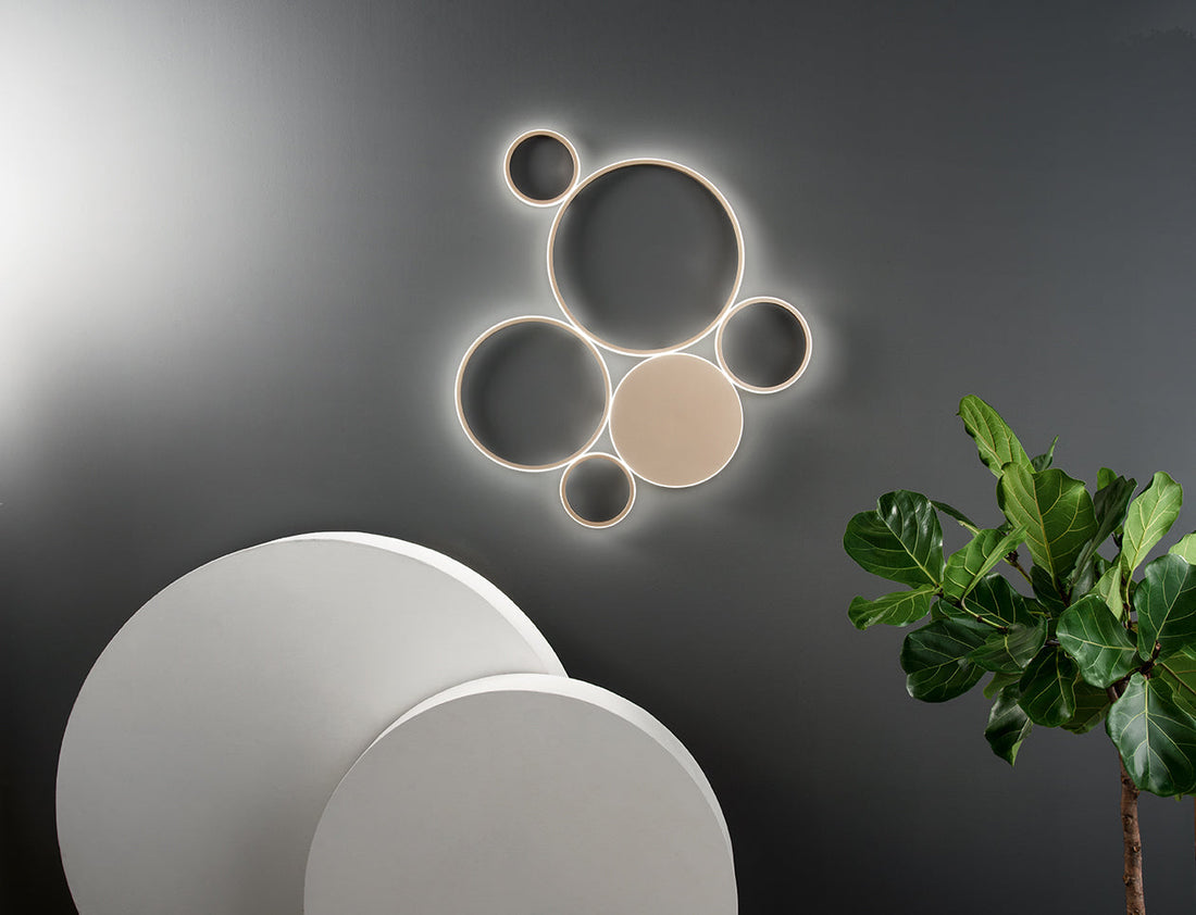 Plafonnier, Applique Poésie or mat TGM pl.poesie/ oro