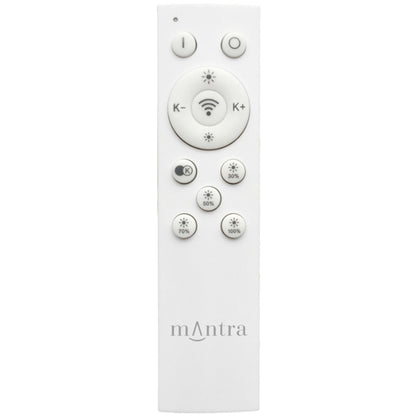Plafonnier Coin Carré aspect bois Mantra 7924