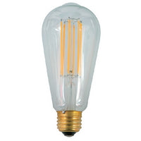 Ampoule cone transparente avec filament led E27 8w 800 lumens 2200k dimmable