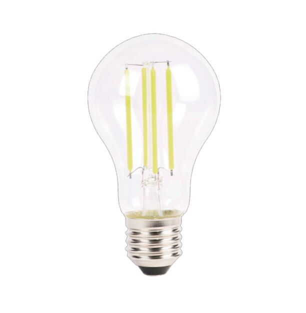 Ampoule classique transparente filament E27 3,8w 806 lumens 3000k