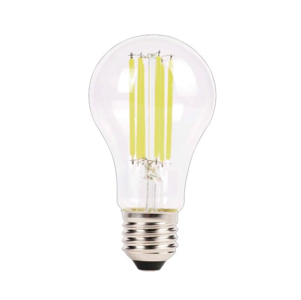 Ampoule classique transparente E27 7,2w 1521 lumens 3000k