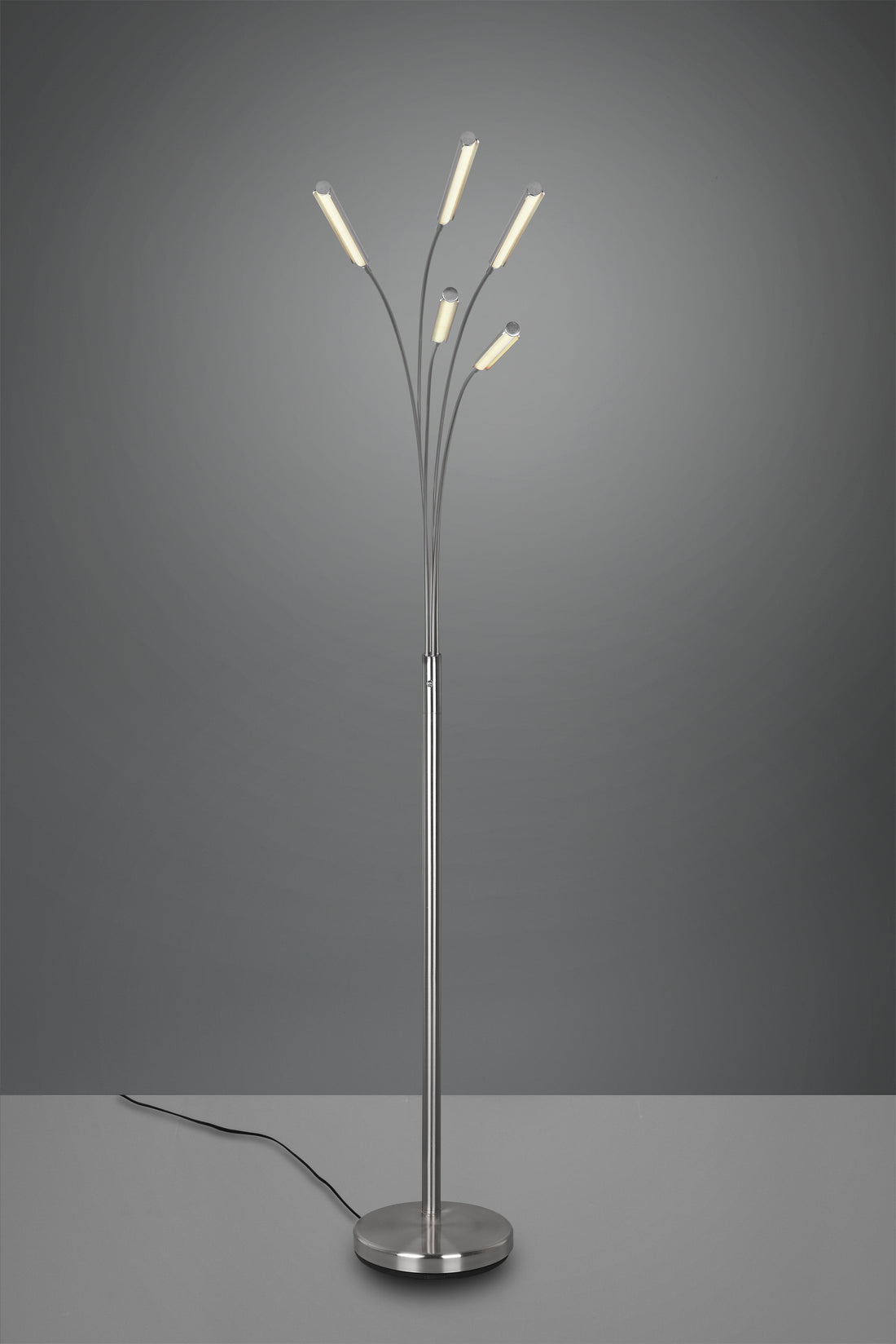 Lampadaire Reed nickel