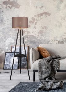 Lampadaire Colette noir/taupe R41561032