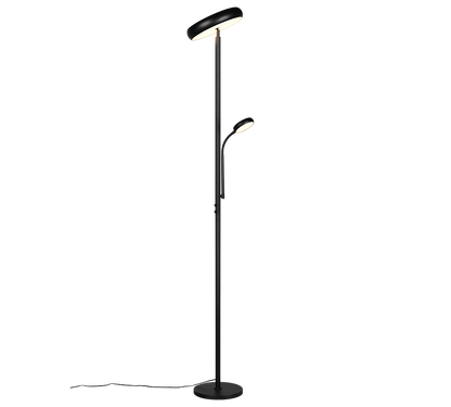 Lampadaire Palermo noir Trio R45741132