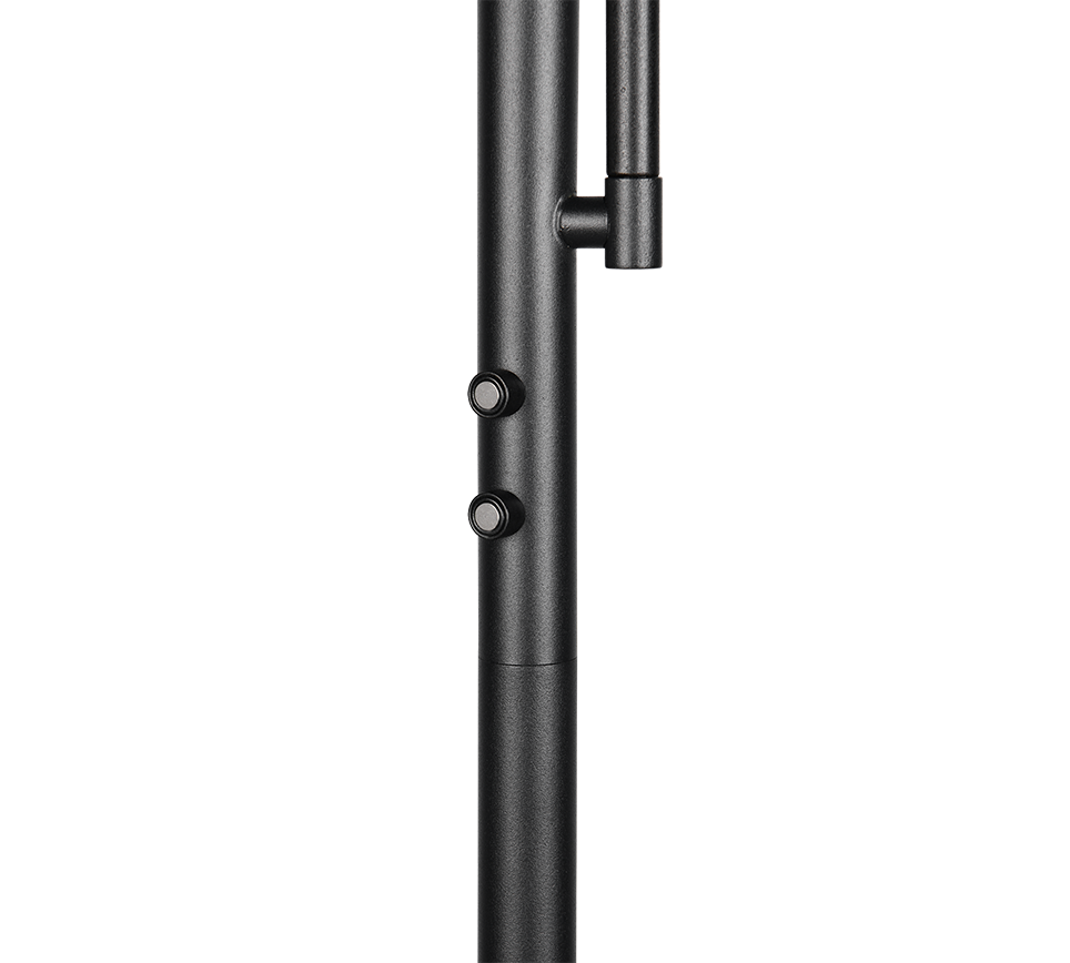 Lampadaire Palermo noir Trio R45741132