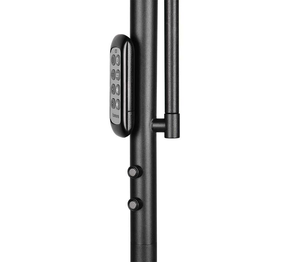 Lampadaire Palermo noir Trio R45741132