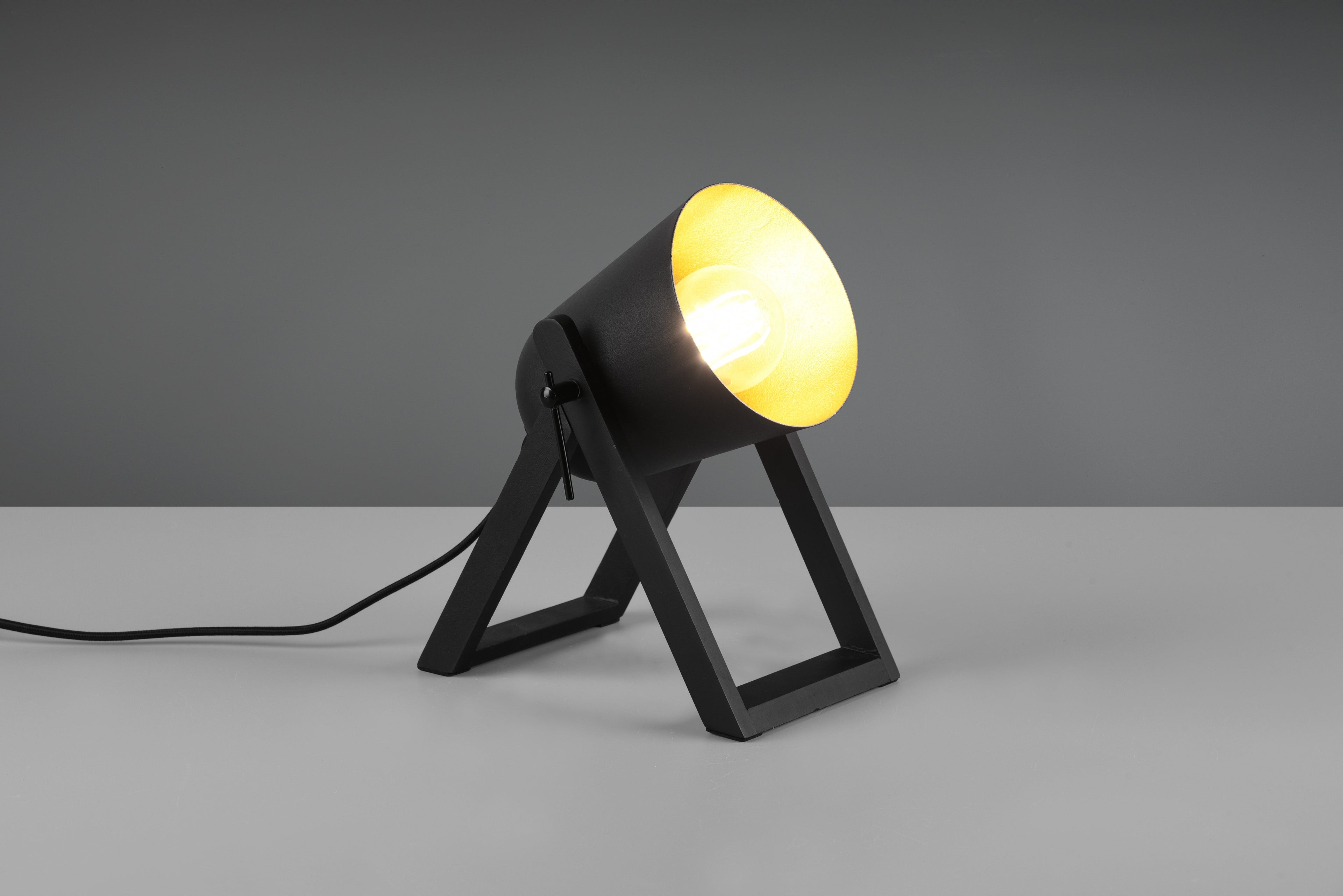 Lampe Marc noir/or