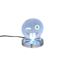 Lampe effet 3D Smiley