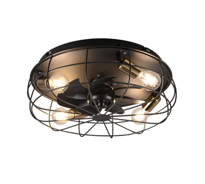 Plafonnier ventilateur Trondheim Trio R61095032