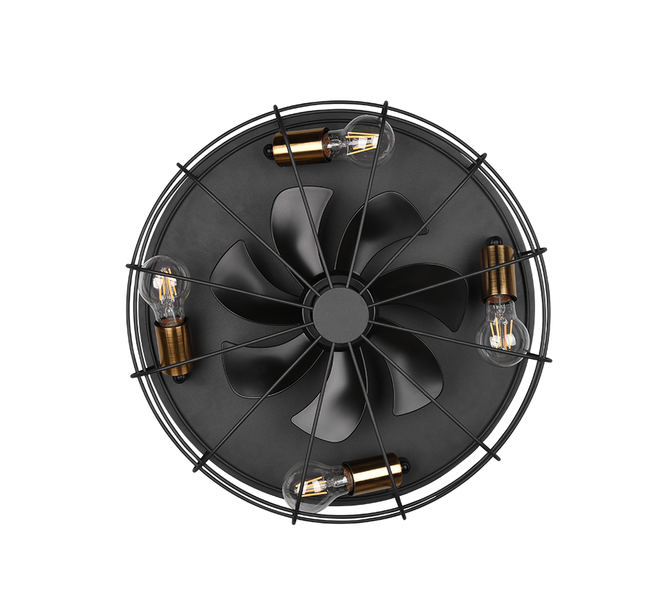 Plafonnier ventilateur Trondheim Trio R61095032