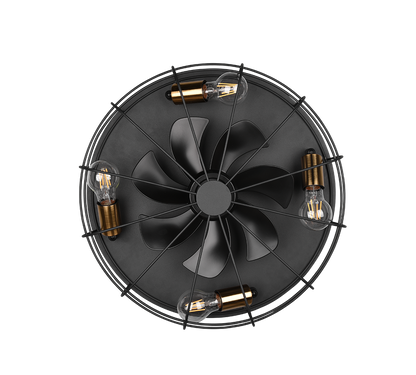 Plafonnier ventilateur Trondheim Trio R61095032