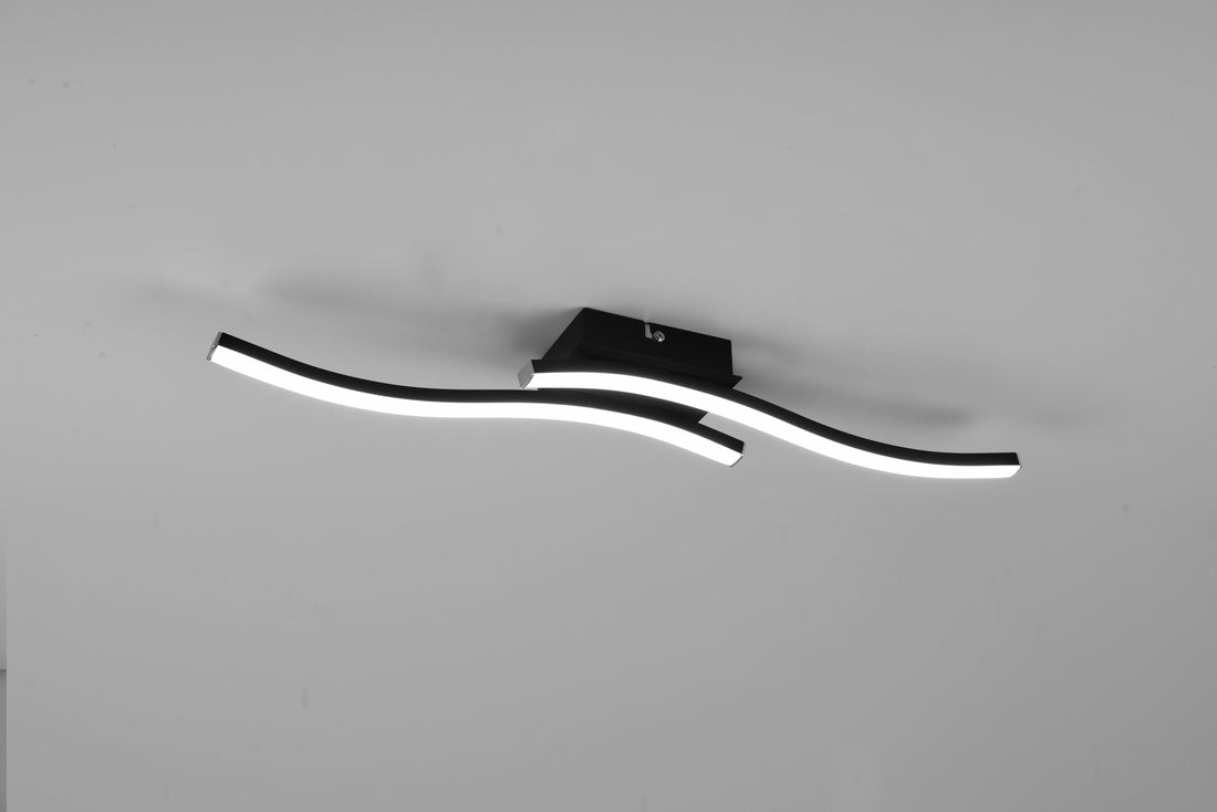 Plafonnier Route 2L noir 4000k R62472432