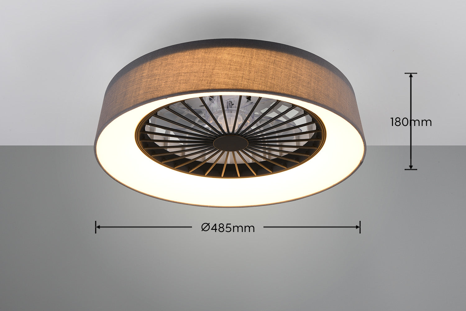 Plafonnier ventilateur Farsund Trio R62662111