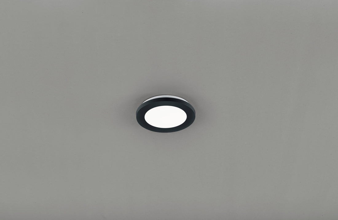 Plafonnier Camillus rond noir pm R62921032